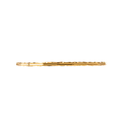 Kristal Ajda Bilezik 22 Ayar Altın Kaplama (3mm)