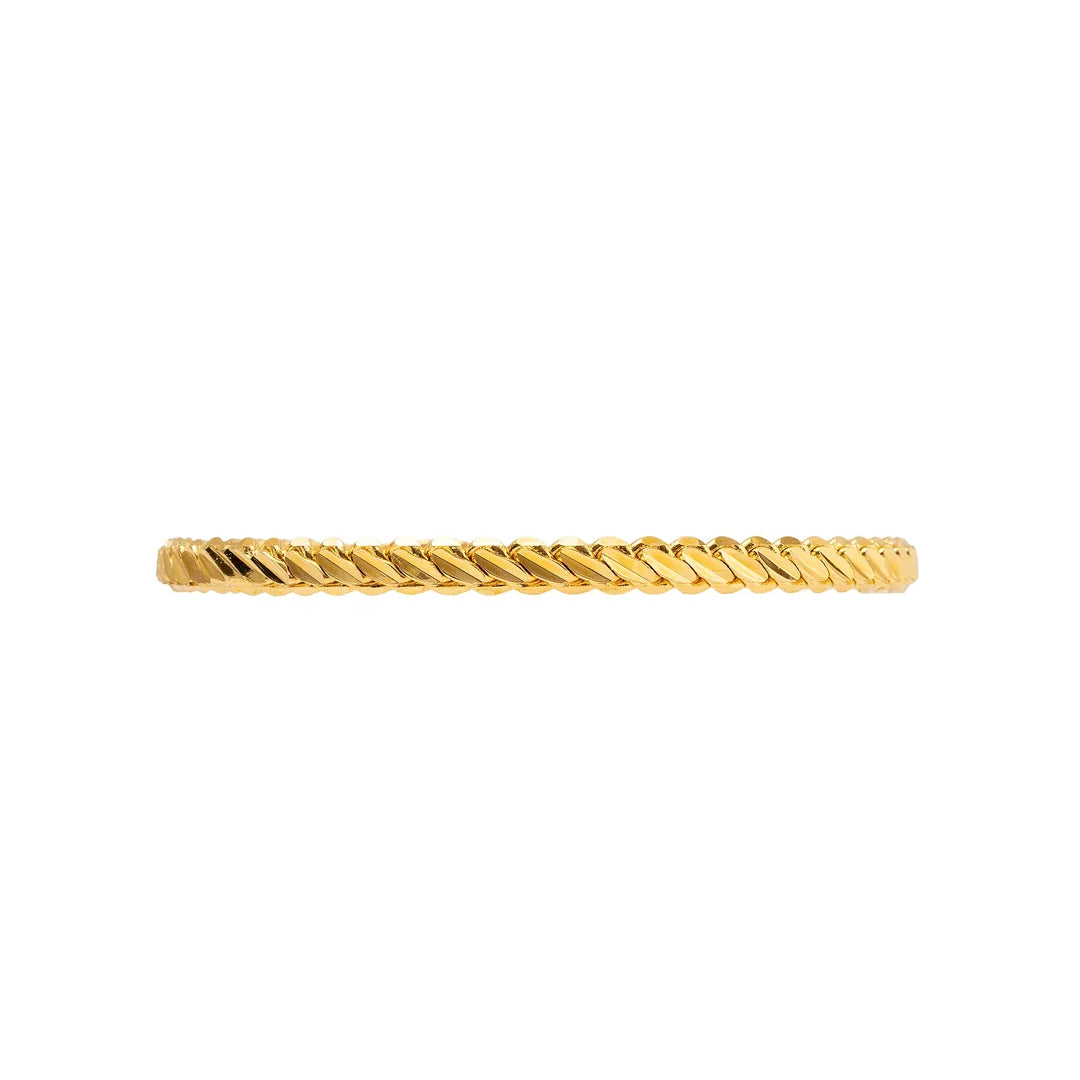 Üçlü Burma İnce Bilezik 22 Ayar Altın Kaplama (20 Gr Görünümünde)